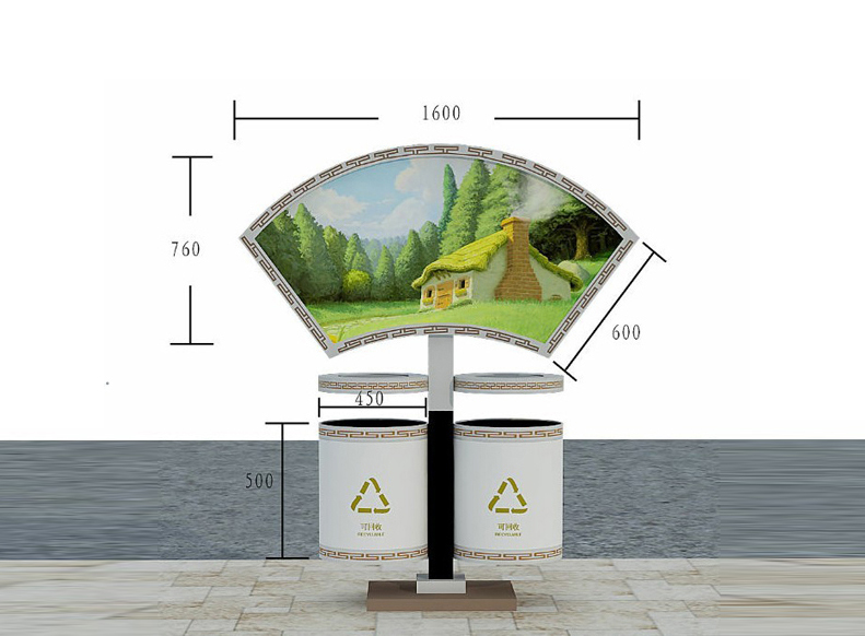 廣告垃圾箱JB-011